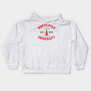 North Pole University Kids Hoodie